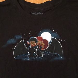 Harry Potter/How to Train Your Dragon tee shirt